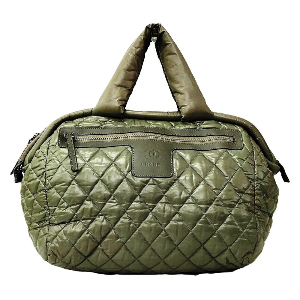 Chanel CHANEL Boston bag Coco Cocoon Nylon Leather